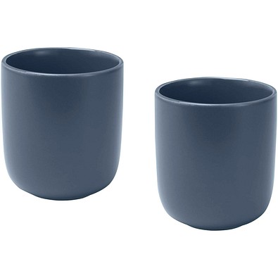 Male 200 ml Keramiktassen – 2er-Set, Hale Blue