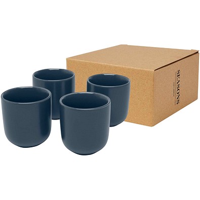 Male Espressotassen 4-teilig 90 ml, Hale Blue
