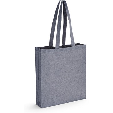 MARACAY. Baumwolltasche aus recycelte Baumwolle (70%) und Polyester (30%rPET) (140g/m²), Dunkelblau