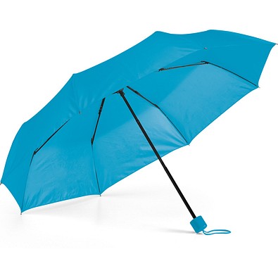 MARIA. Taschenschirm aus 190T-Polyester, Hellblau