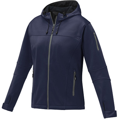 Match Softshelljacke für Damen, navy, XXL
