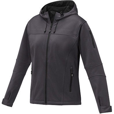 Match Softshelljacke für Damen, storm grey, S