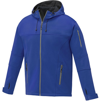 Match Softshelljacke für Herren, blau, XL