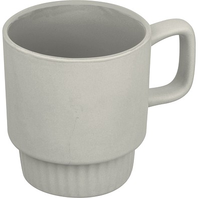 Matte Keramiktasse, 300ml AURELIA, silbergrau