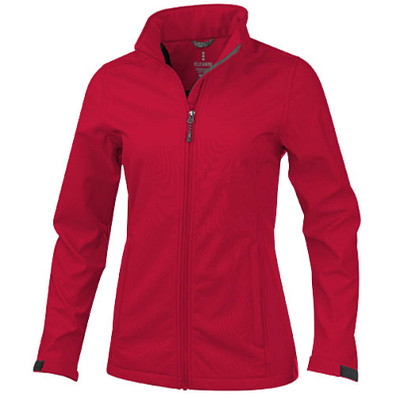 ELEVATE Damen Softshell Jacke Maxson, rot, XL