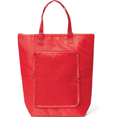 MAYFAIR. Faltbare Kühltasche aus 210D Polyester 15 L, Rot