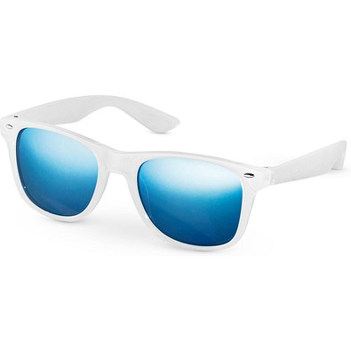 MEKONG. Sonnenbrille aus Polycarbonat mit verspiegelten Brillengläsern, Blau
