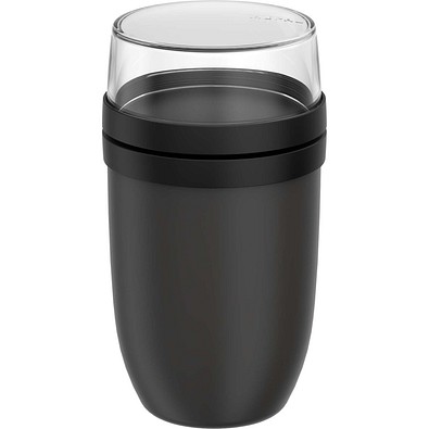 Mepal Ellipse 750+300 ml Lunchpot, schwarz