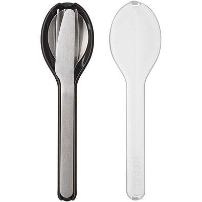 Mepal Ellipse Besteckset, schwarz
