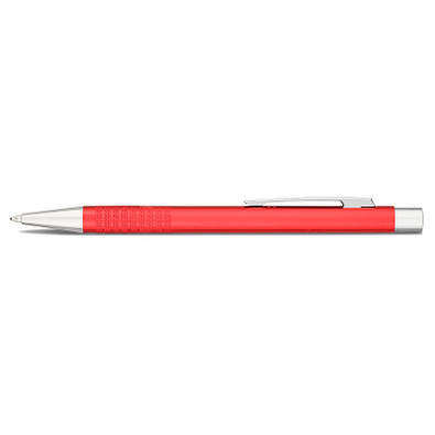 Metall-Druckkugelschreiber Paris, rot-metallic