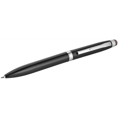 METMAXX® Drehkugelschreiber Metall-Touch Florenz, blaue Mine, schwarz METMAXX® Drehkugelschreiber Metall-Touch Florenz, blaue Mine, schwarz