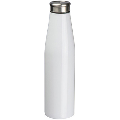 Metall-Trinkflasche San Marino, 750 ml, weiss