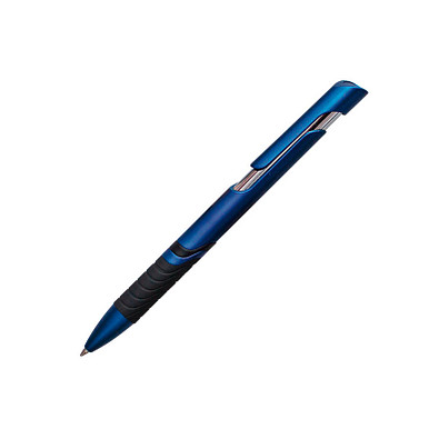 PENKO® Metallic-Kugelschreiber Johannesburg, blaue Mine, dunkelblau