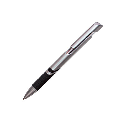 PENKO® Metallic-Kugelschreiber Johannesburg, blaue Mine, silber