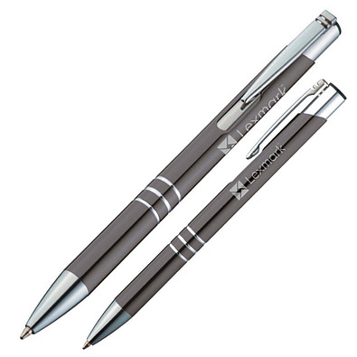 LANCE® Metall-Kugelschreiber Minsk metallic, titan