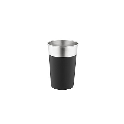 Metmaxx® SteelColourCup, silber/schwarz