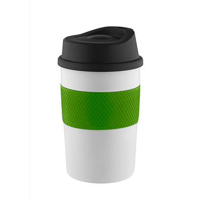 METMAXX® Thermobecher CremaCoffeeHouse, 300 ml, schwarz/grün