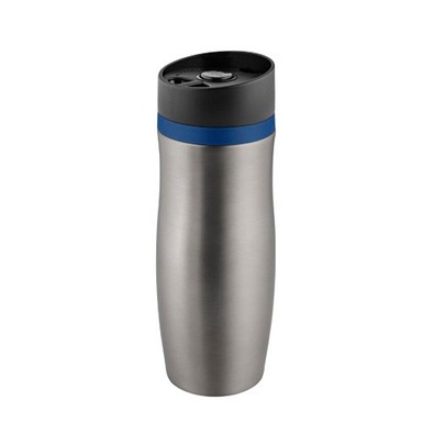 Metmaxx®Thermobecher CremaExtensaProtect titan/Ring, blau