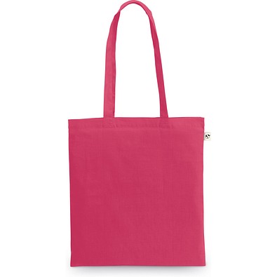 MEXICO. Tasche aus recycelter Baumwolle (70%) und Polyester (30% rPET) (150 g/m²), Rosa