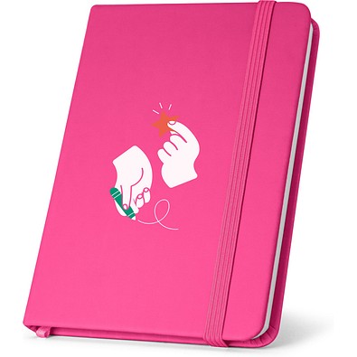 MEYER. Pocket Notizbuch aus PU mit unlinierten Blättern, Rosa