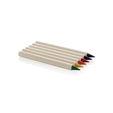 Micki GRS Infinity 6-teiliges Buntstift-Set, weiß