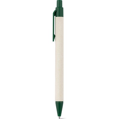 MILINK. Kugelschreiber aus 100 % Recyclingpapier, Dunkelgrün