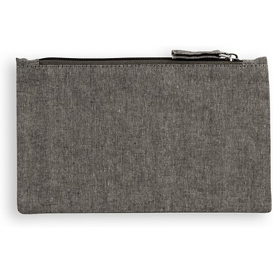 MILLIE. Multifunktionsbeutel aus recycelter Baumwolle (70%) und polyester (30% rPET) (140 g/m²) (140 g/m²), Schwarz