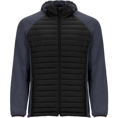 Minsk Hybrid Thermojacke Unisex, schwarz, S