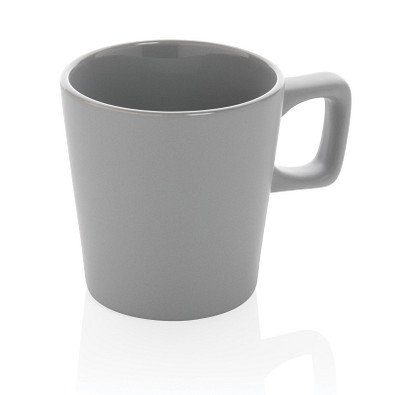 Keramik-Kaffeetasse Alva, 300 ml, grau