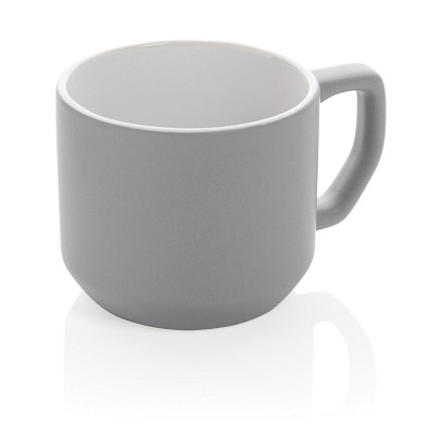 Keramiktasse Calla, 350 ml, grau