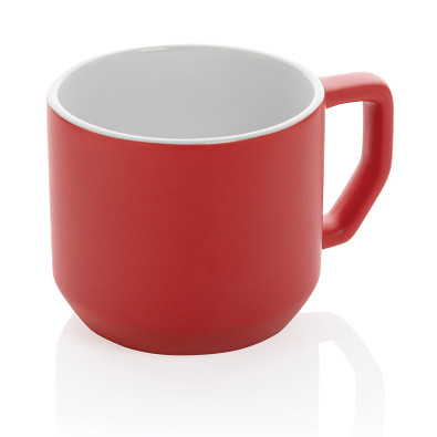 Keramiktasse Calla, 350 ml, rot