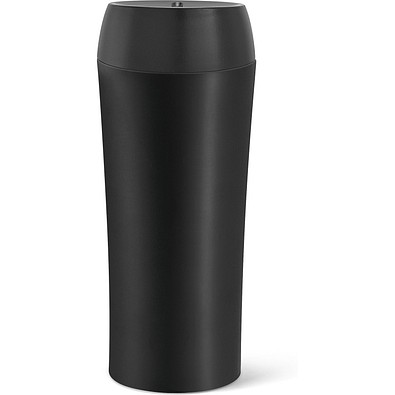 MONARDA. Reisebecher aus Edelstahl und PP, 470 ml, Schwarz