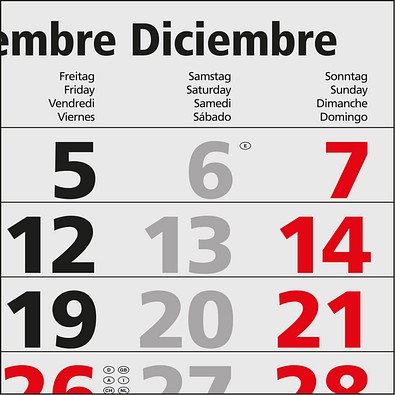 Geiger-Notes Monatskalender Quadro Wire-O 4 Bestseller, inkl. Druck, hellgrau