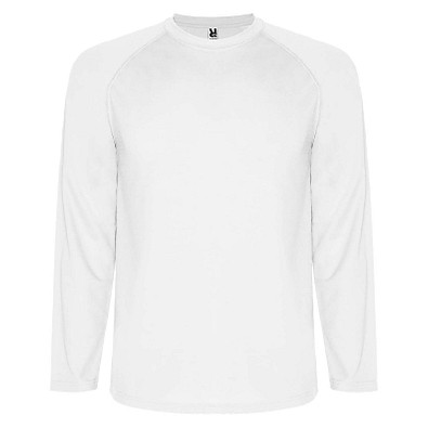 Montecarlo Langarm-Sport-Shirt für Kinder, weiss, 12