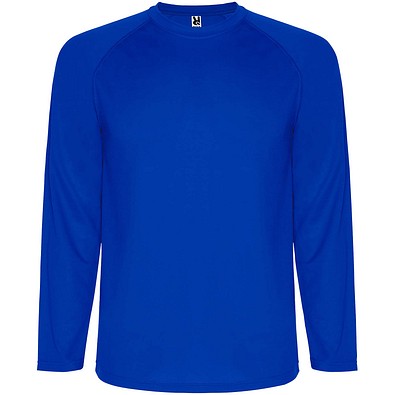 Montecarlo Langarm Sport-Shirt für Männer, blau, M