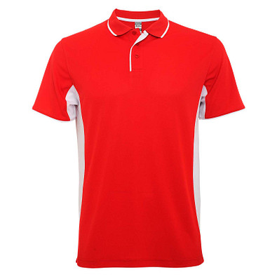 Montmelo Sport Poloshirt Unisex, rot / weiß, S