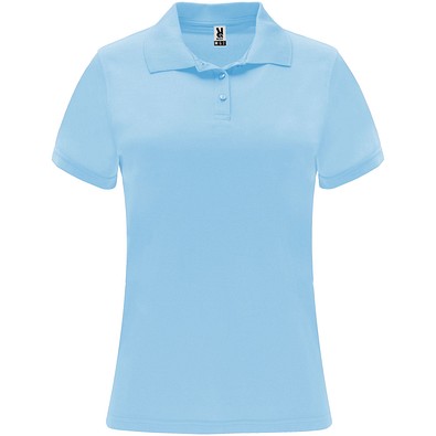 Monzha Sport Poloshirt für Damen, himmelblau, 2XL