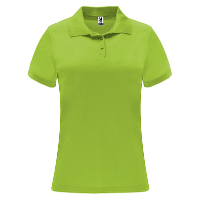 Monzha Sport Poloshirt für Damen, Lime / Green Lime, 2XL