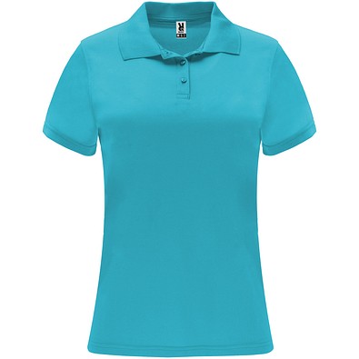 Monzha Sport Poloshirt für Damen, türkis, 2XL