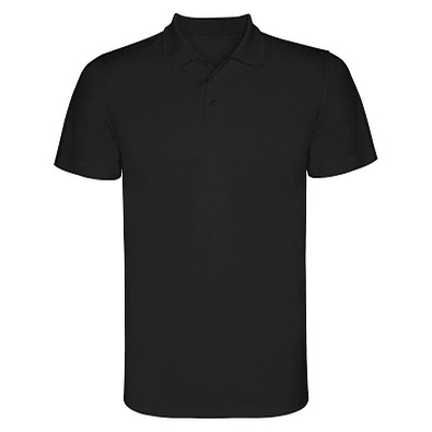 Monzha Sport Poloshirt für Herren, schwarz, S