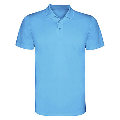Monzha Sport Poloshirt für Herren, türkis, S