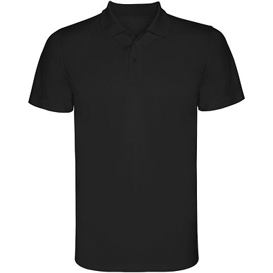 Monzha Sport Poloshirt für Kinder, schwarz, 8