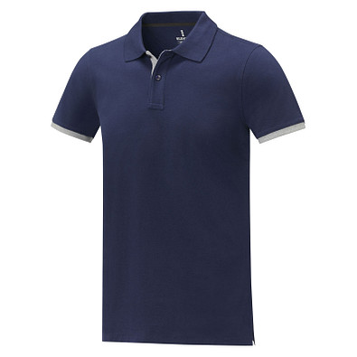 Morgan Polo für Herren, zweifarbig, navy, S