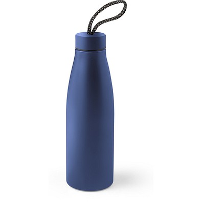 MORGAN. Trinkflasche aus 90% recyceltem Edelstahl 710 mL, Dunkelblau