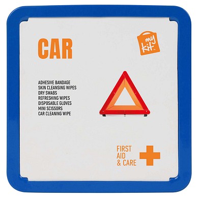 MyKit Erste Hilfe Set für das Auto, blau