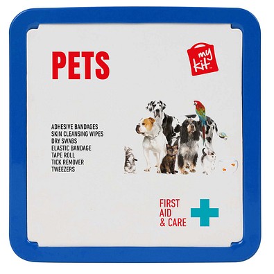MyKit Erste Hilfe Set für Haustiere, blau