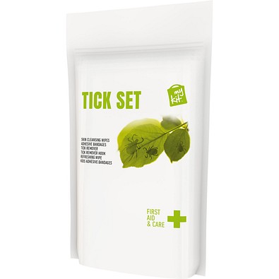 MyKit Zecken Set in Papierhülle, weiss