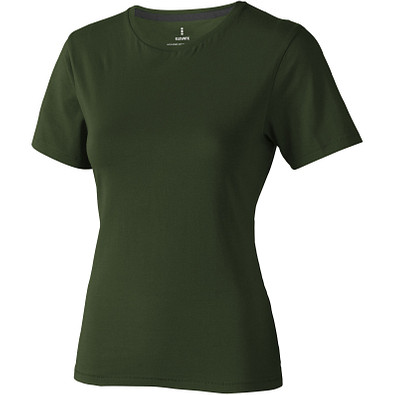 ELEVATE Damen T-Shirt Nanaimo, armeegrün, XL