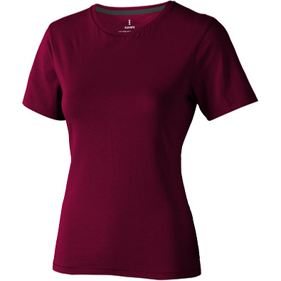 ELEVATE Damen T-Shirt Nanaimo, bordeaux, XXL