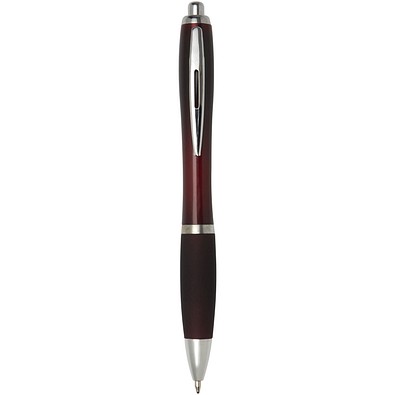 Nash Kugelschreiber mit farbigem Schaft und Griff, Merlot rot